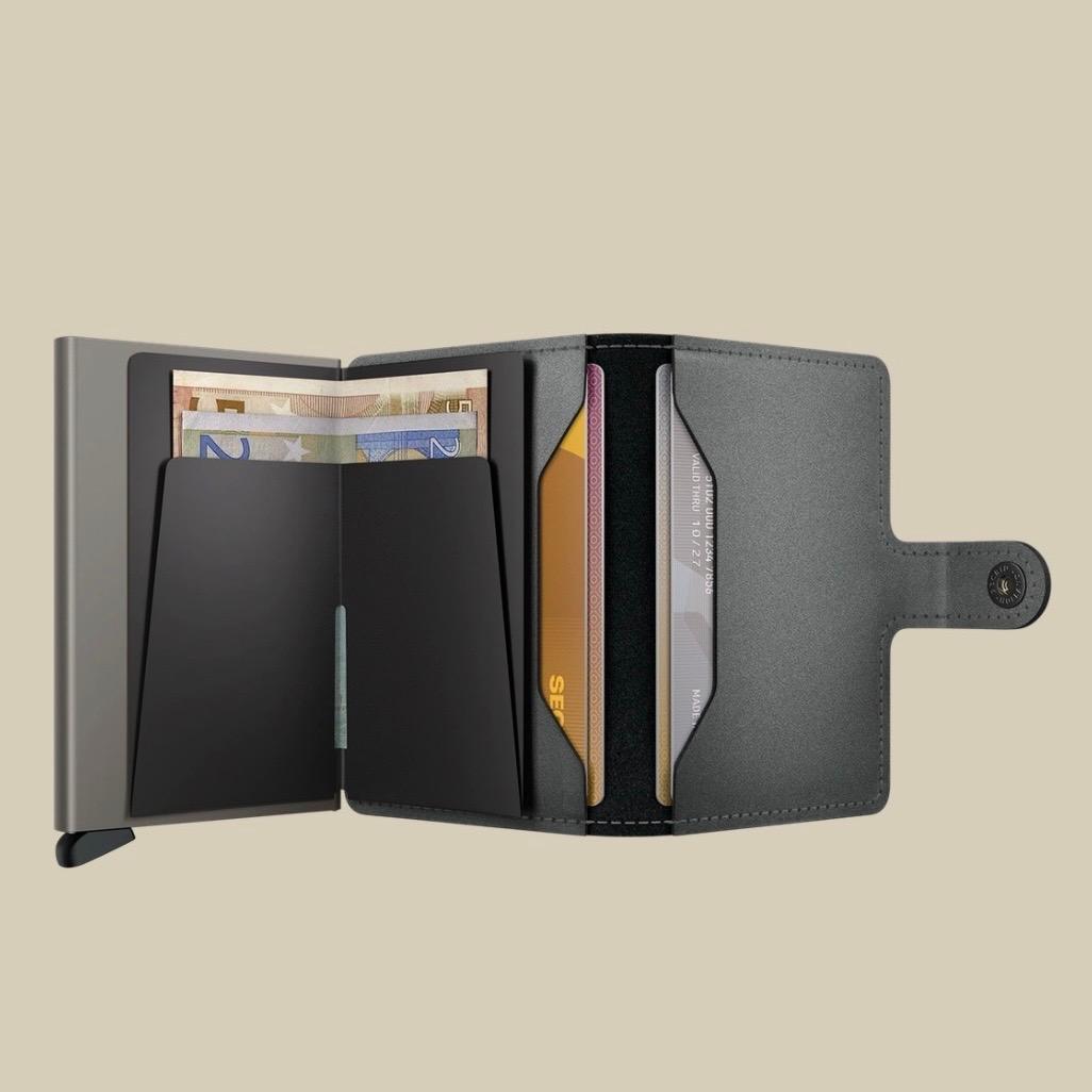 SECRID MINI WALLET MATTE SATIN STEEL / ΚΑΡΤΟΘΗΚΗ ΠΙΣΤΩΤΙΚΩΝ ΚΑΡΤΩΝ - Image 2