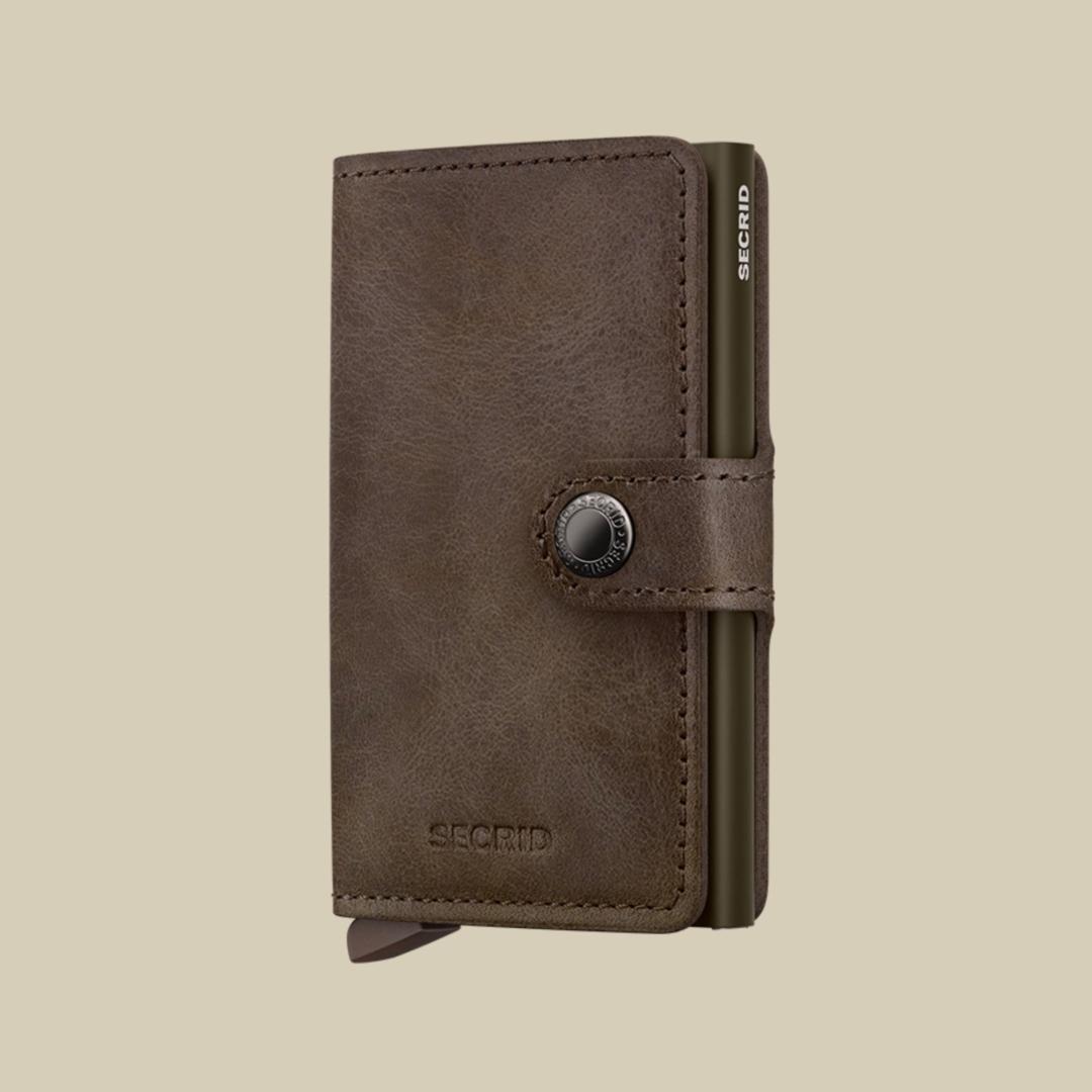 SECRID MINI WALLET VINTAGE OAK / ΚΑΡΤΟΘΗΚΗ ΠΙΣΤΩΤΙΚΩΝ ΚΑΡΤΩΝ