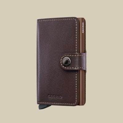 SECRID MINI WALLET ORIGINAL CHOCOLATE / ΚΑΡΤΟΘΗΚΗ ΠΙΣΤΩΤΙΚΩΝ ΚΑΡΤΩΝ