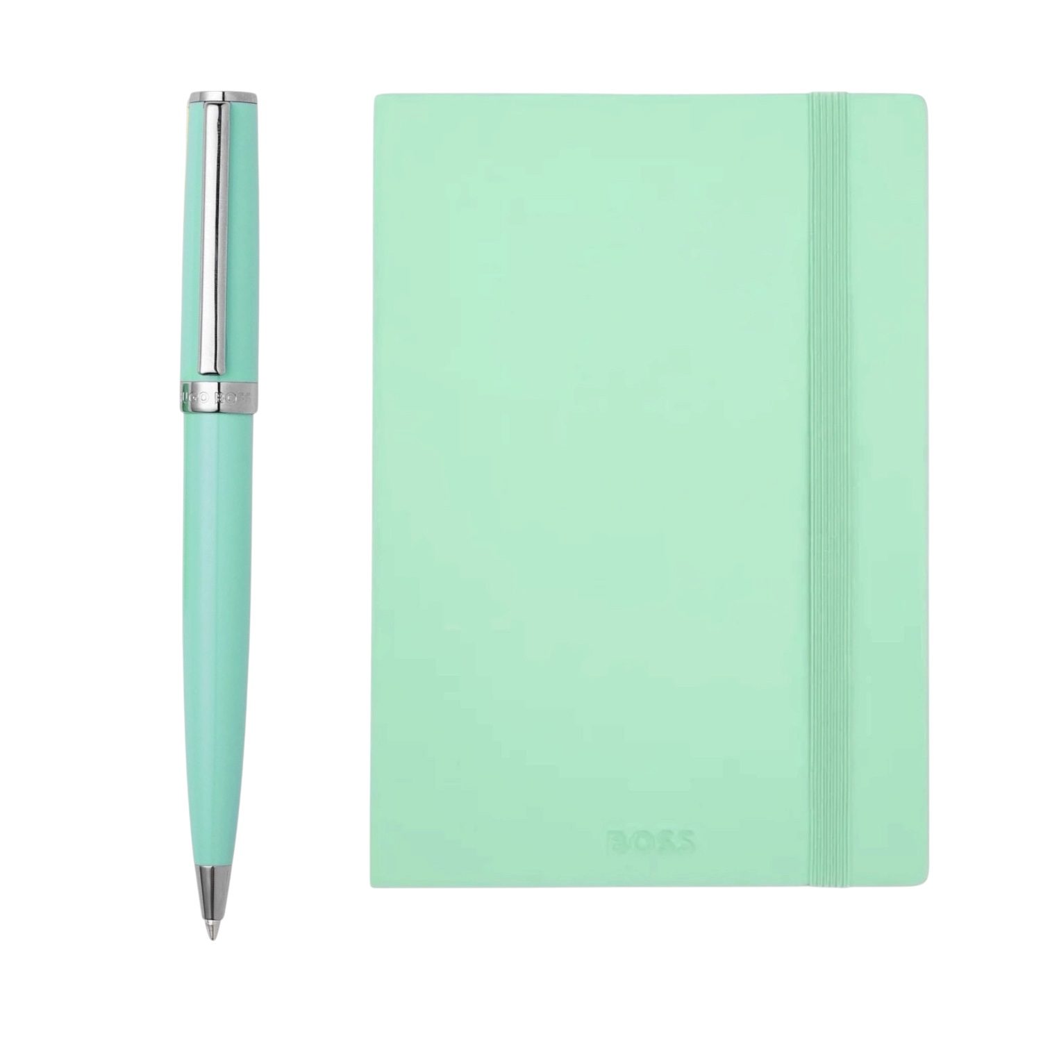 GIFT SET | ΣΤΥΛΟ ΔΙΑΡΚΕΙΑΣ & ΣΗΜΕΙΩΜΑΤΑΡΙΟ Α5 | PASTEL LIGHT GREEN