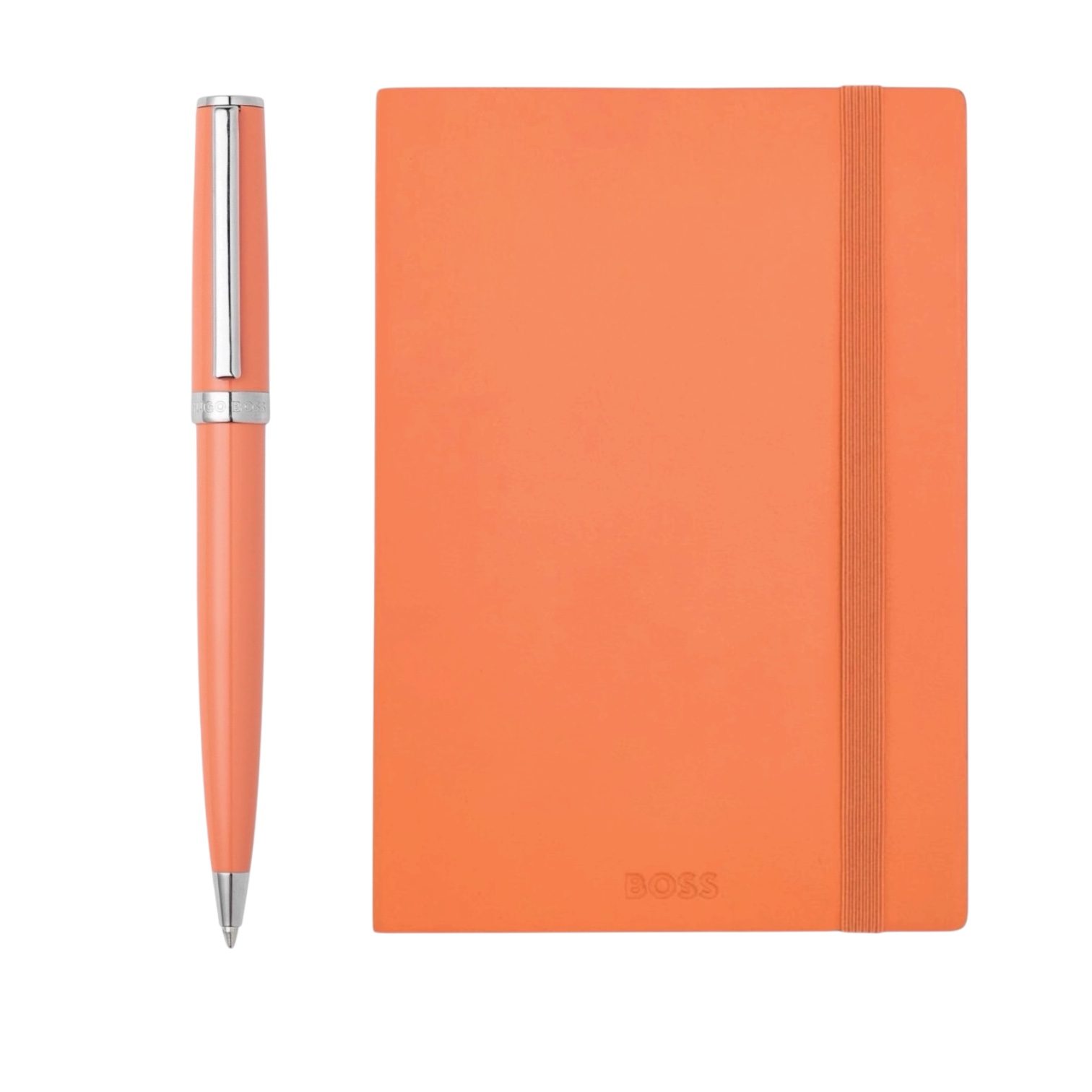 GIFT SET | ΣΤΥΛΟ ΔΙΑΡΚΕΙΑΣ & ΣΗΜΕΙΩΜΑΤΑΡΙΟ Α5 | PASTEL LIGHT ORANGE