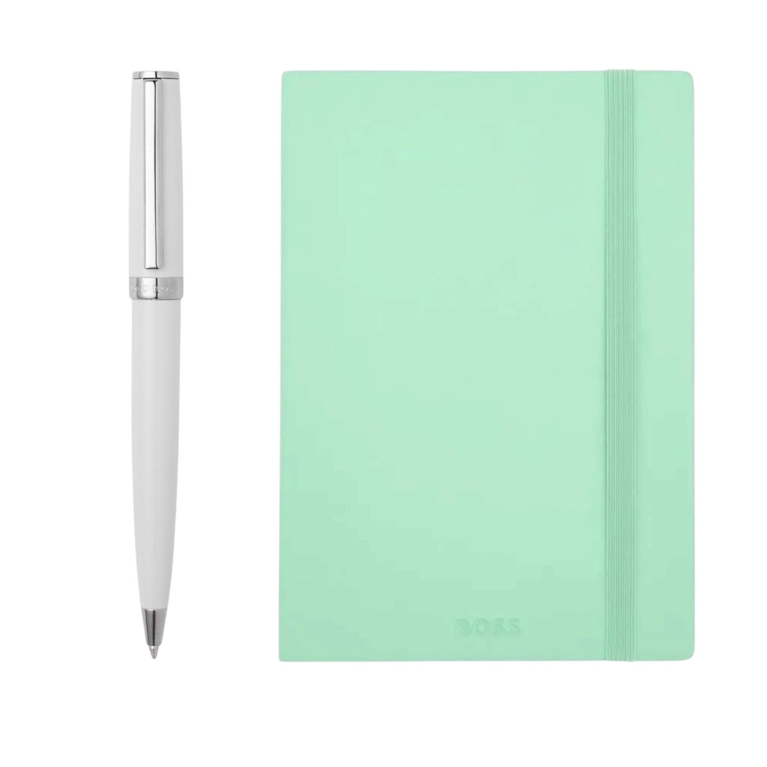 GIFT SET | ΣΤΥΛΟ ΔΙΑΡΚΕΙΑΣ & ΣΗΜΕΙΩΜΑΤΑΡΙΟ Α5 | PASTEL LIGHT GREEN