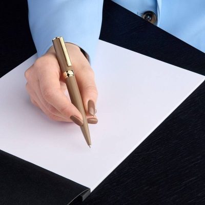 ΣΤΥΛΟ ΔΙΑΡΚΕΙΑΣ/ ARCHE DOUBLE B ΣΤΥΛΟ BALLPOINT ΤΑΜΠΑ / ΧΡΥΣΟ