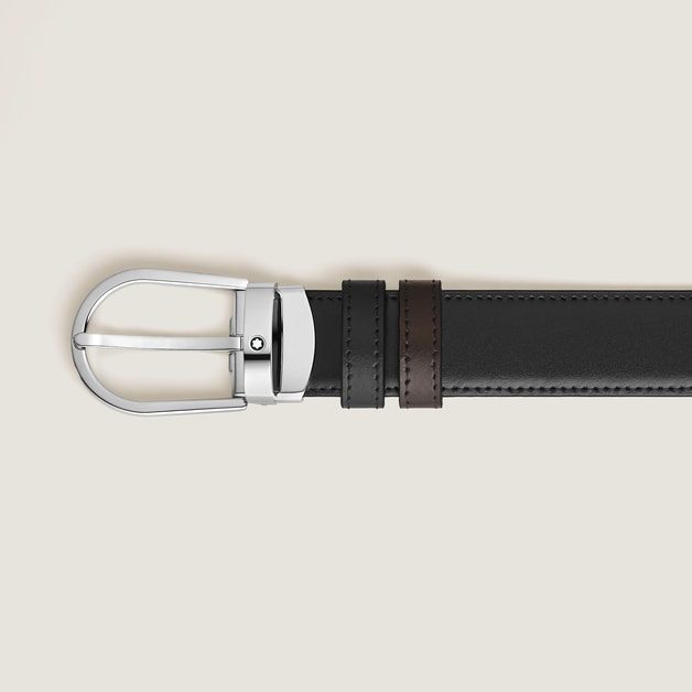 ΖΩΝΗ / HORSESHOE 30 MM REVERSIBLE BELT IN MEISTERSTÜCK LEATHER - Image 3
