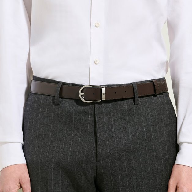 ΖΩΝΗ / HORSESHOE 30 MM REVERSIBLE BELT IN MEISTERSTÜCK LEATHER - Image 4