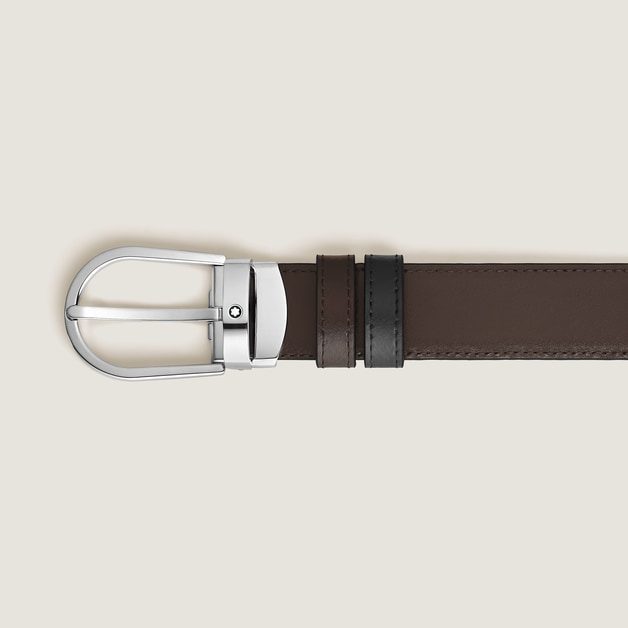 ΖΩΝΗ / HORSESHOE 30 MM REVERSIBLE BELT IN MEISTERSTÜCK LEATHER - Image 5