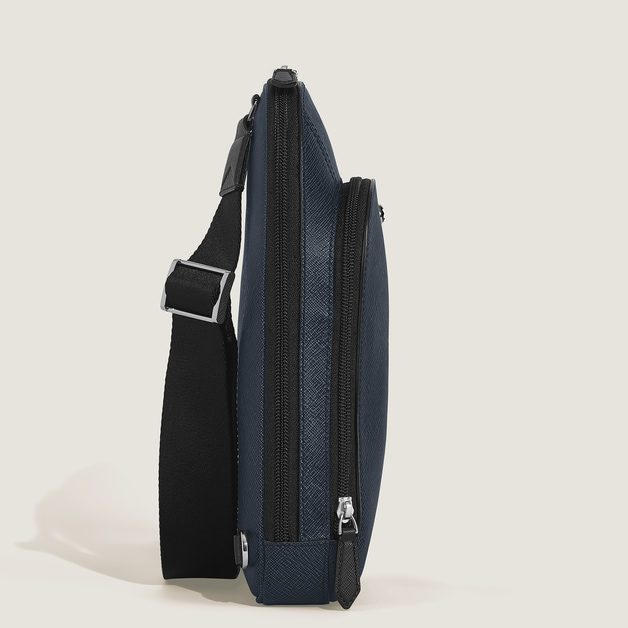 ΣΑΚΙΔΙΟ SLING / MEDIUM ON-BODY BAG IN SARTORIAL LEATHER - Image 2