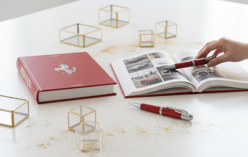 GIFT SET / ΣΤΥΛΟ ΔΙΑΡΚΕΙΑΣ MONTBLANC FERRARI & TABLE BOOK TASCHEN - Image 9