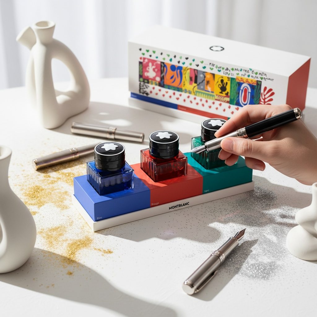 ΣΕΤ ΜΕΛΑΝΟΔΟΧΕΙΟΥ / MASTERS OF ART HOMAGE TO HENRI MATISSE INK BOTTLE SET, 3X30 ML - Image 2