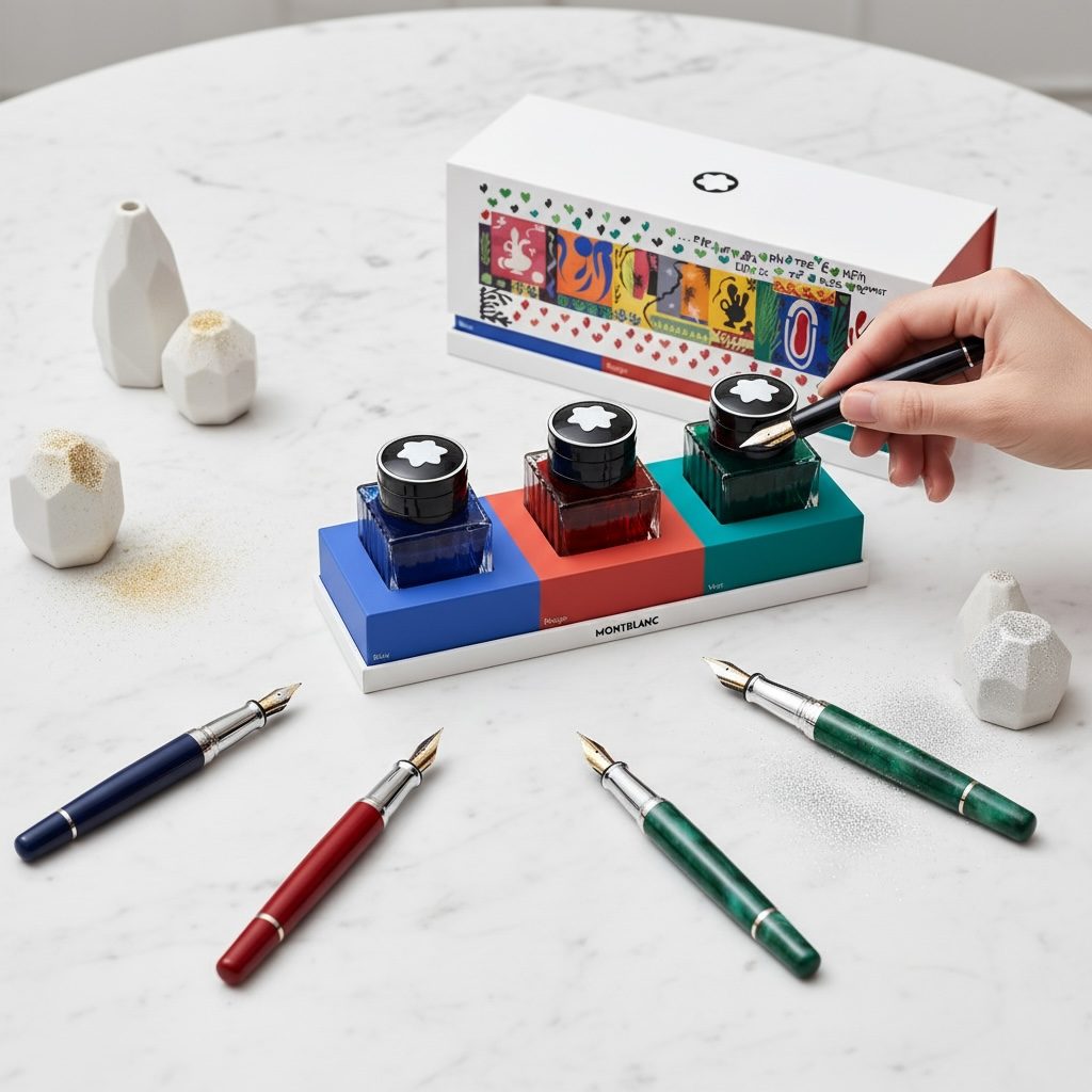 ΣΕΤ ΜΕΛΑΝΟΔΟΧΕΙΟΥ / MASTERS OF ART HOMAGE TO HENRI MATISSE INK BOTTLE SET, 3X30 ML - Image 3