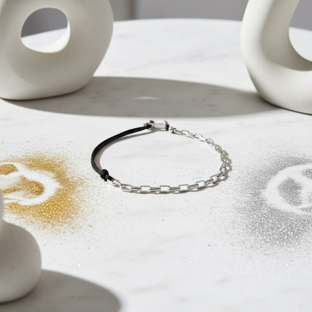 SILVER MINIMAL CHAIN - Image 8