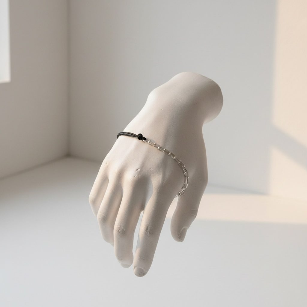 SILVER MINIMAL CHAIN - Image 7