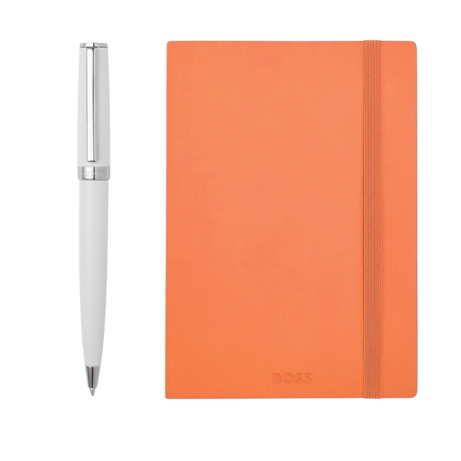 GIFT SET | ΣΤΥΛΟ ΔΙΑΡΚΕΙΑΣ & ΣΗΜΕΙΩΜΑΤΑΡΙΟ Α5 | PASTEL LIGHT ORANGE
