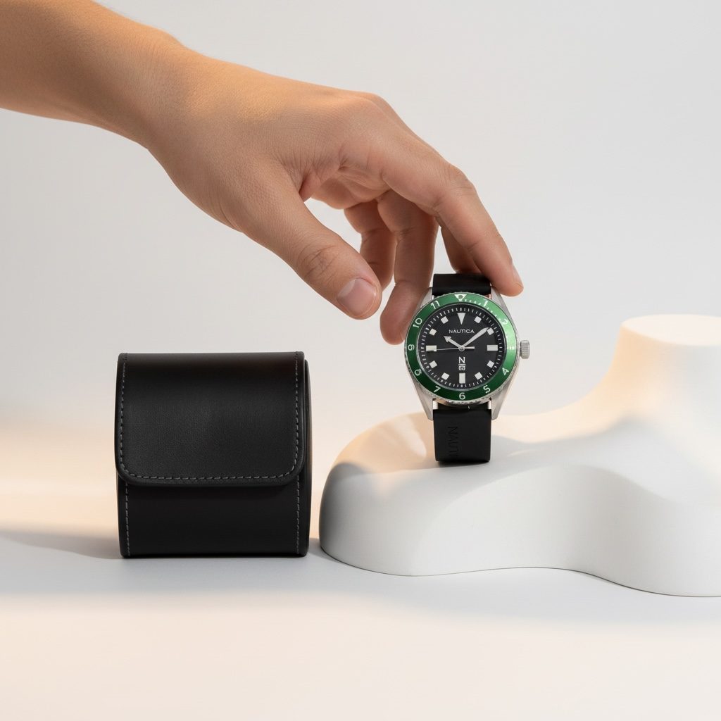 GIFT SET / ΡΟΛΟΙ NAUTICA & ΘΗΚΗ ΤΑΞΙΔΙΟΥ - Image 2
