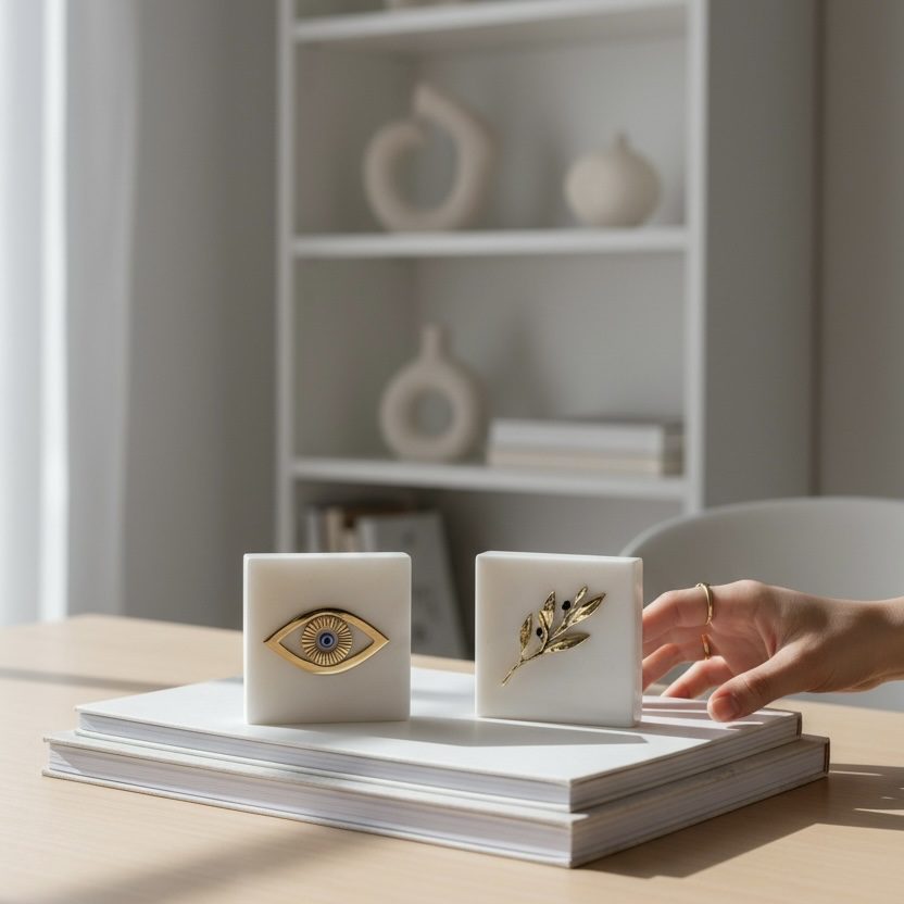 GIFT SET MARBLE / EYE & OLIVE BRANCH - Image 8