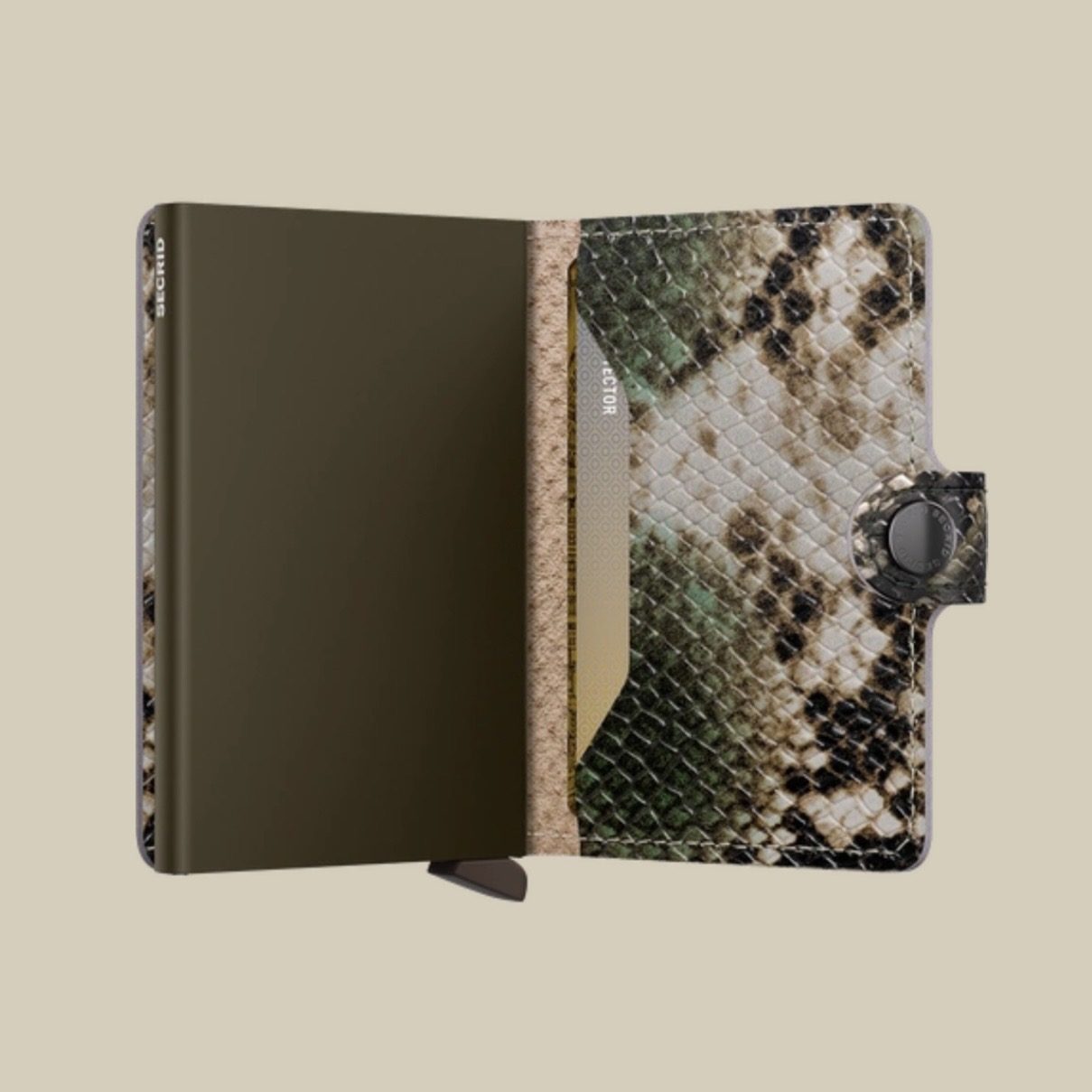 SECRID MINI WALLET SERPENT ΠΡΑΣΙΝΟ/ ΚΑΡΤΟΘΗΚΗ ΠΙΣΤΩΤΙΚΩΝ ΚΑΡΤΩΝ - Image 3