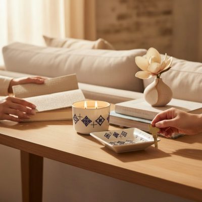GIFT SET / ΚΕΡΙ & VIDE POCHE 14×14