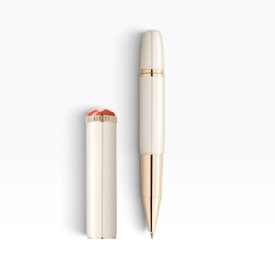 ROLLERBALL / MONTBLANC HERITAGE ROUGE ET NOIR "BABY" SPECIAL EDITION IVORY -COLORED ROLLERBALL