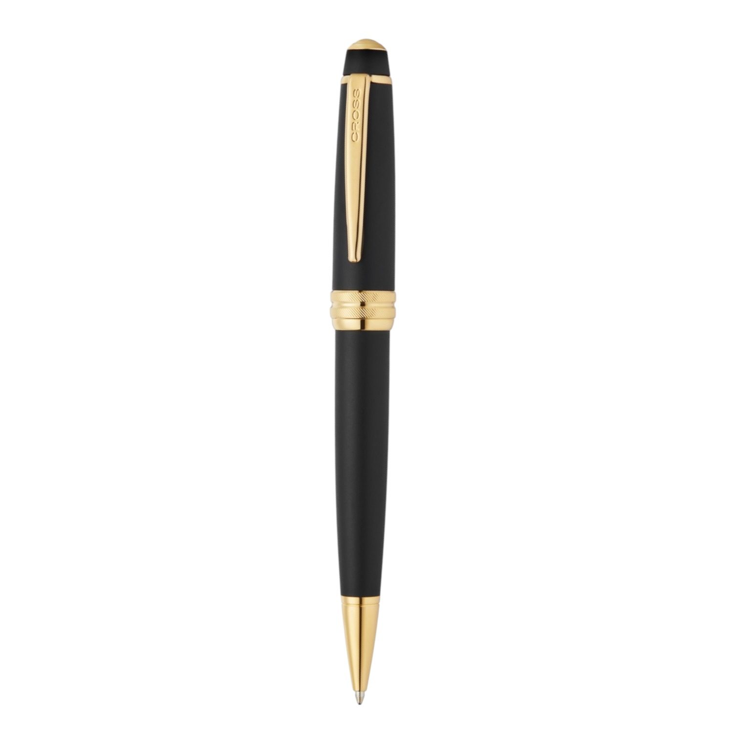 ΣΤΥΛΟ ΔΙΑΡΚΕΙΑΣ / Bailey Matte Black Lacquer with 23KT Gold