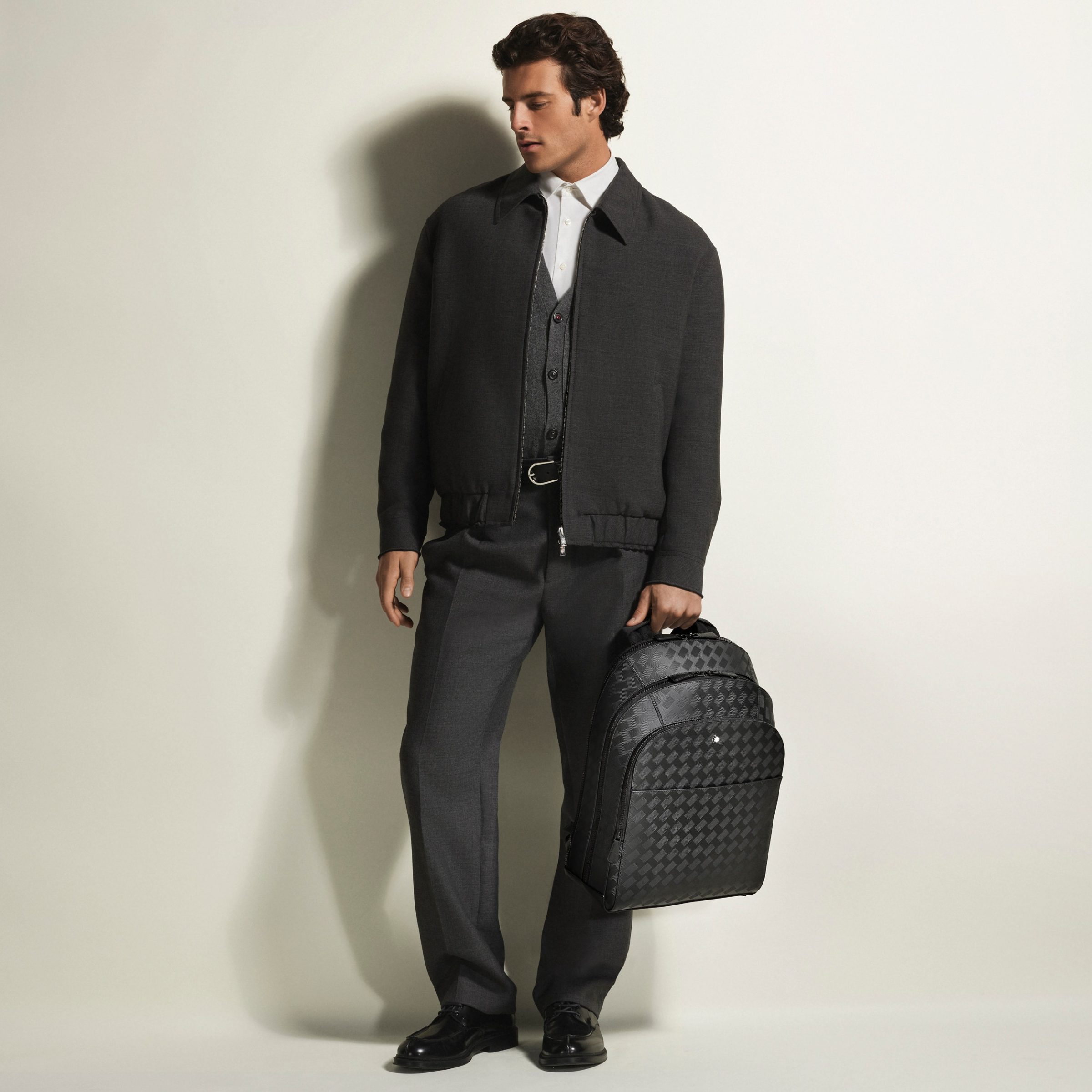 ΣΑΚΙΔΙΟ / LARGE BACKPACK WITH 3 COMPARTMENTS IN EXTREME LEATHER - Image 2