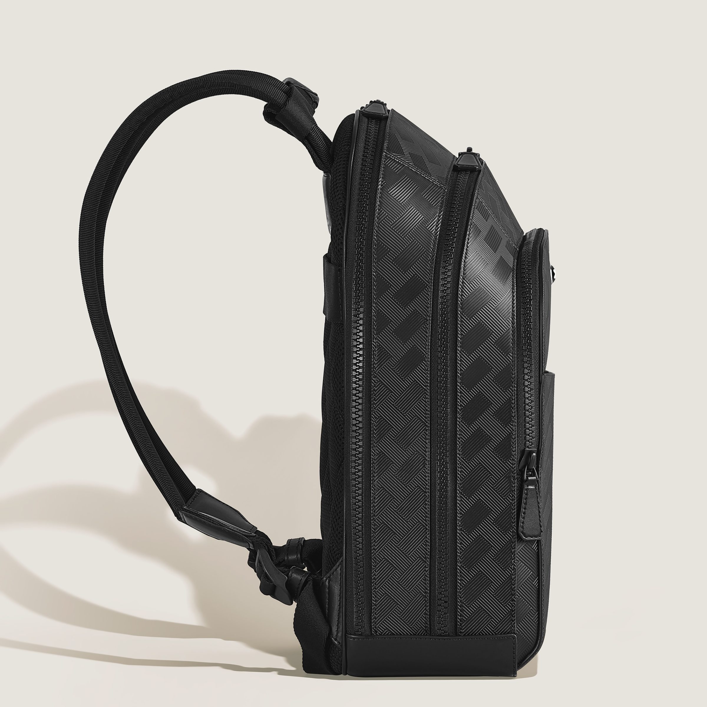 ΣΑΚΙΔΙΟ / LARGE BACKPACK WITH 3 COMPARTMENTS IN EXTREME LEATHER - Image 3